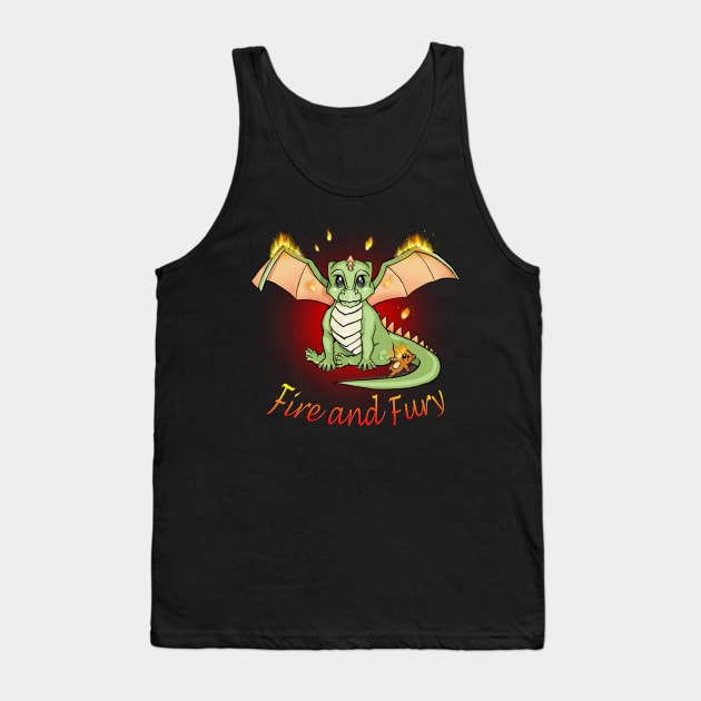 Fire and Fury Tank Top by Vialle Designs